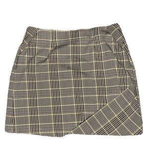 Cabi Plaid Pastime Wrap Skirt